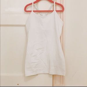 White lululemon/ivivva top for girls